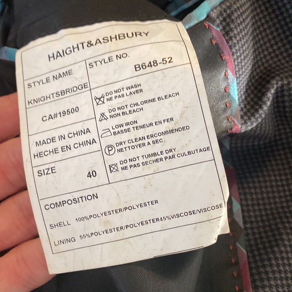 Men’s Haight & Ashbury sport jacket - Picture 4 of 5